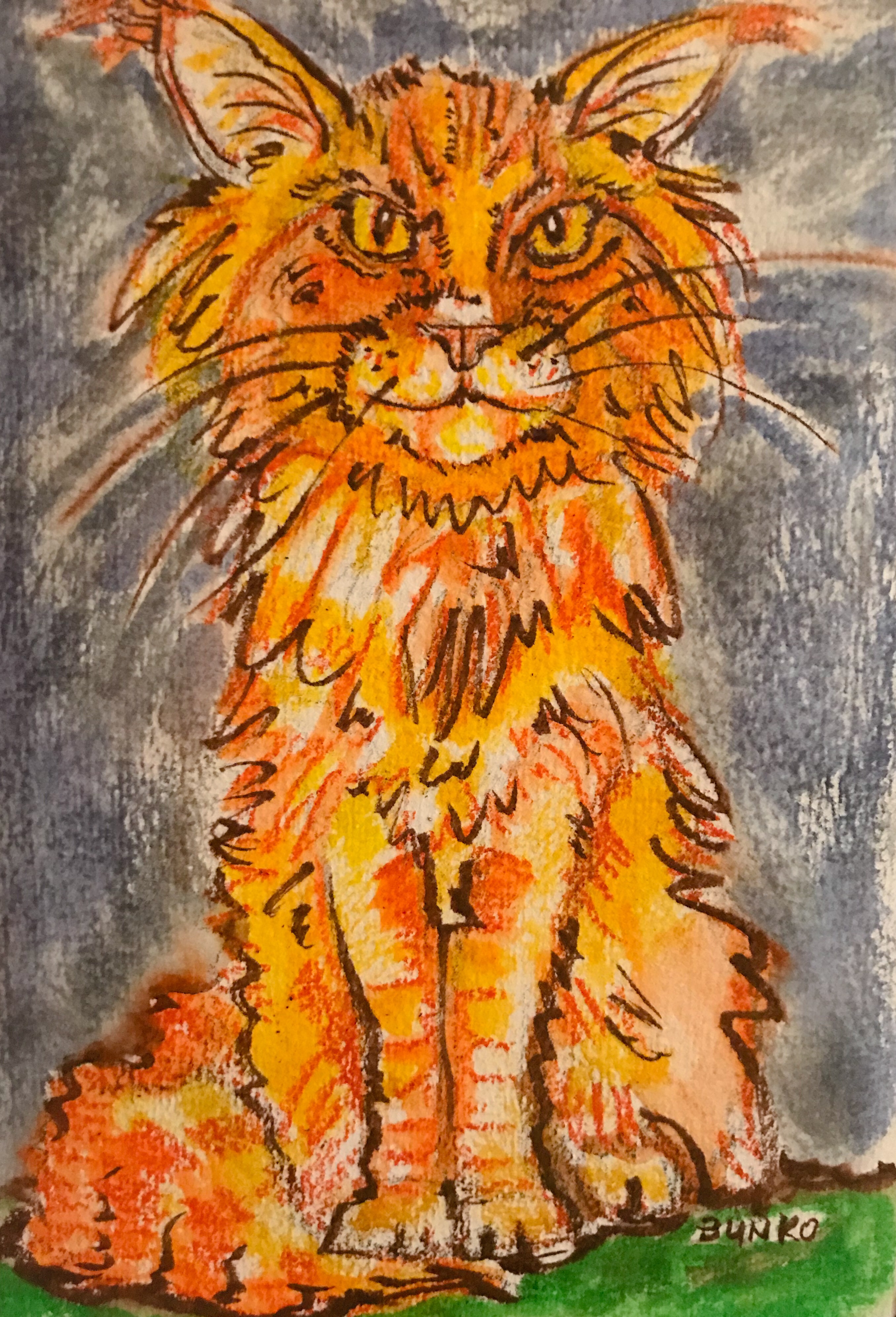 Orange Cat Doodles – BunkoJess